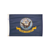 Nylon Navy flag with grommets