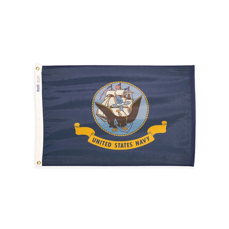 Nylon Navy flag with grommets