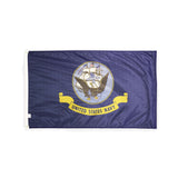 Nylon Navy flag with grommets