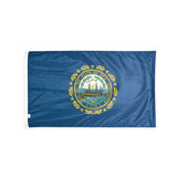 Nylon New Hampshire state flag with grommets