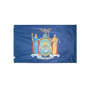 Nylon New York state flag with grommets