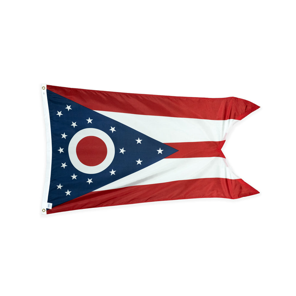 Nylon Ohio state flag with grommets
