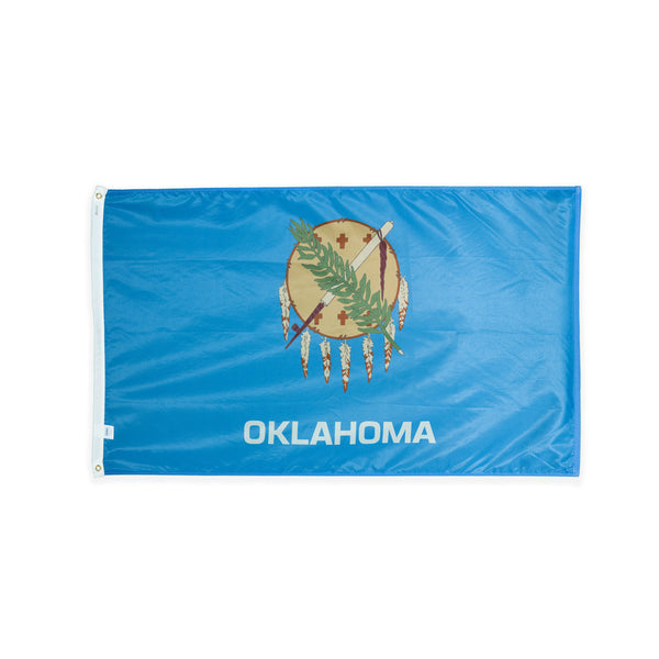 3dRose Garden Flag Oklahoma USA – 30,5x45,7 Cm, Aus Polyester, Einseitig Bedruckt, Für Mast Oder Wand