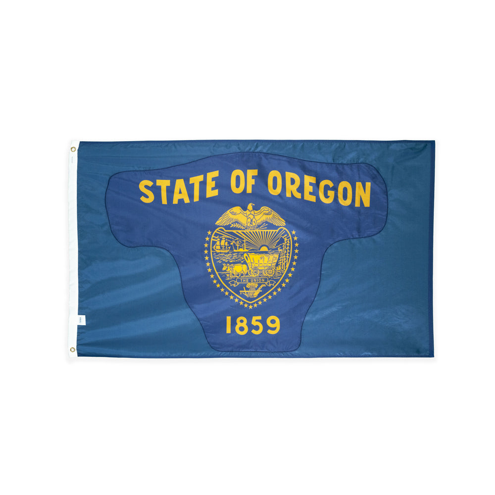 Nylon Oregon state flag with grommets