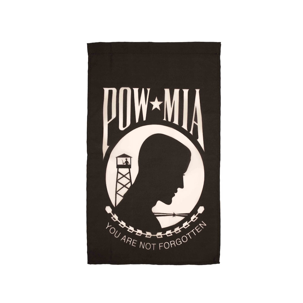 Nylon POW/MIA garden flag