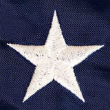 Pole Sleeve Nylon American flag embroidered star