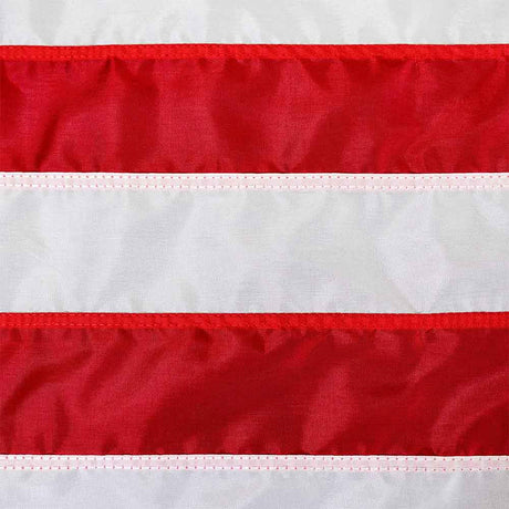 Pole Sleeve Nylon American flag sewn stripes