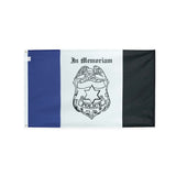 Nylon Police Mourning Flag with grommets