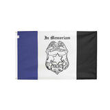 Nylon Police Mourning flag with grommets