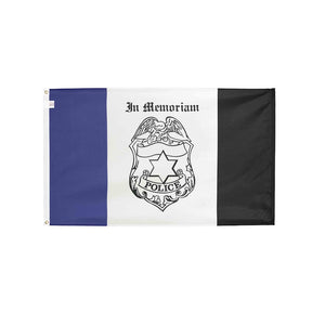 Nylon Police Mourning flag with grommets
