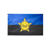 Nylon Police Remembrance flag with grommets