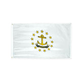Nylon Rhode Island state flag with grommets