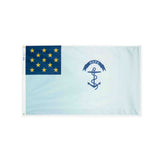 Nylon Rhode Island Regiment flag with grommets