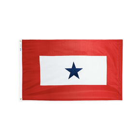 Nylon Blue Star Service flag with grommets