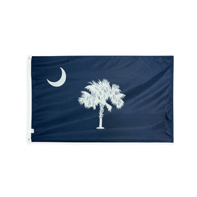 Nylon South Carolina state flag with grommets