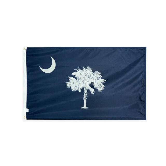 Nylon South Carolina state flag with grommets