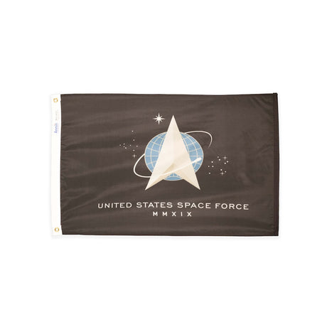Nylon Space Force flag with grommets