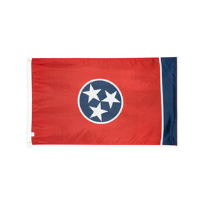 Nylon Tennessee state flag with grommets