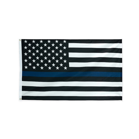 Nylon Thin Blue Line Flag with grommets