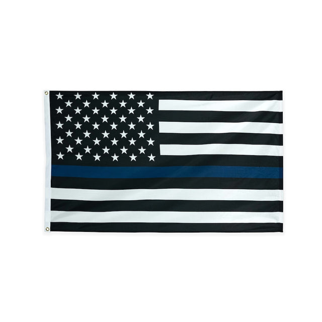 Nylon Thin Blue Line Flag with grommets