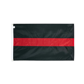 Nylon Thin Red Line Flag with grommets