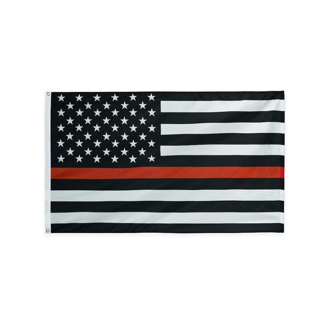 Nylon Thin Red Line American Flag with grommets