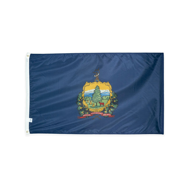 Nylon Vermont state flag with grommets