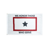 Nylon We Honor Those Who Serve flag with grommets