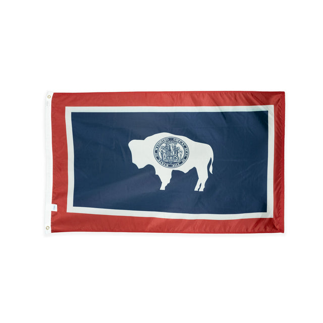 Nylon Wyoming state flag with grommets