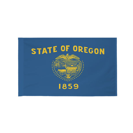 Oregon state flag with pole sleeve