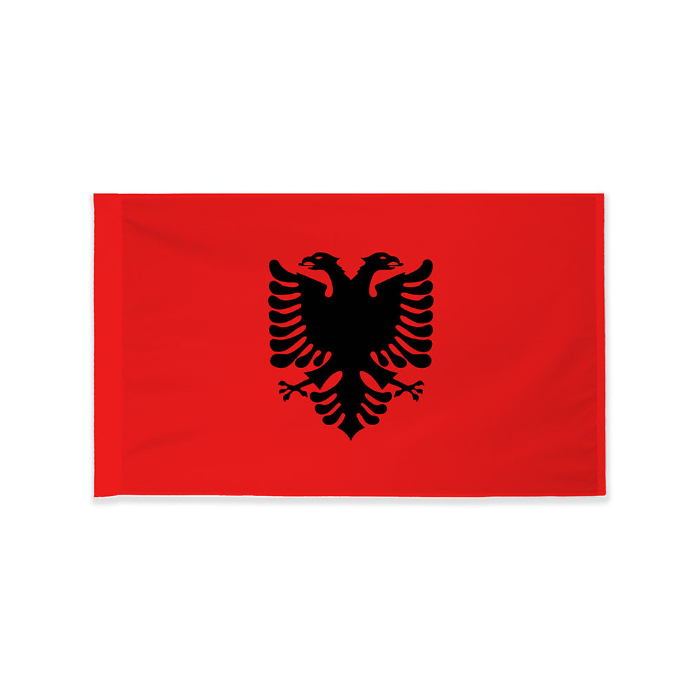 Albania Nylon flag with pole sleeve