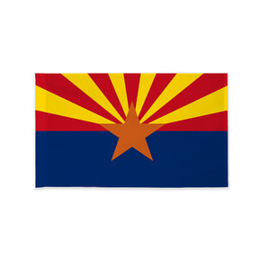 Arizona state flag with pole sleeve