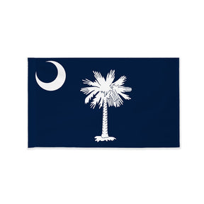 South Carolina state flag with pole sleeve
