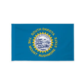 South Dakota state flag with pole sleeve