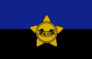 Police Remembrance Flag