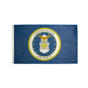 Polyester Air Force civilian flag with grommets