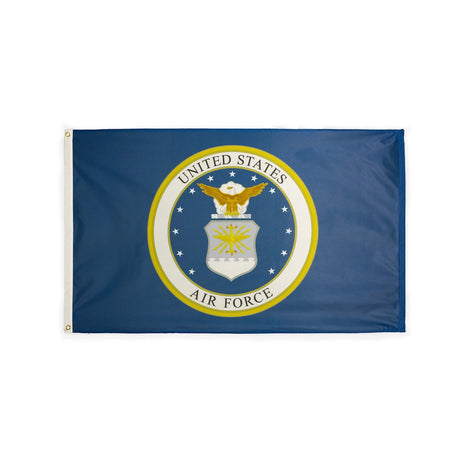 Polyester Air Force civilian flag with grommets