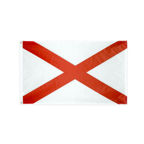 Polyester Alabama state flag with grommets