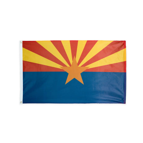 Polyester Arizona state flag with grommets