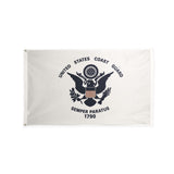 Polyester Coast Guard flag with grommets