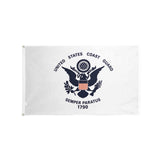 Polyester Coast Guard flag with grommets