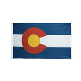 Polyester Colorado state flag with grommets