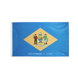 Polyester Delaware state flag with grommets
