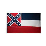 Polyester Mississippi Historic flag with grommets