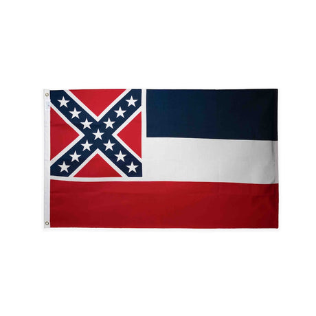 Polyester Mississippi Historic flag with grommets