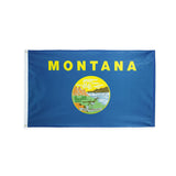 Polyester Montana state flag with grommets