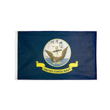 Polyester Navy flag with grommets