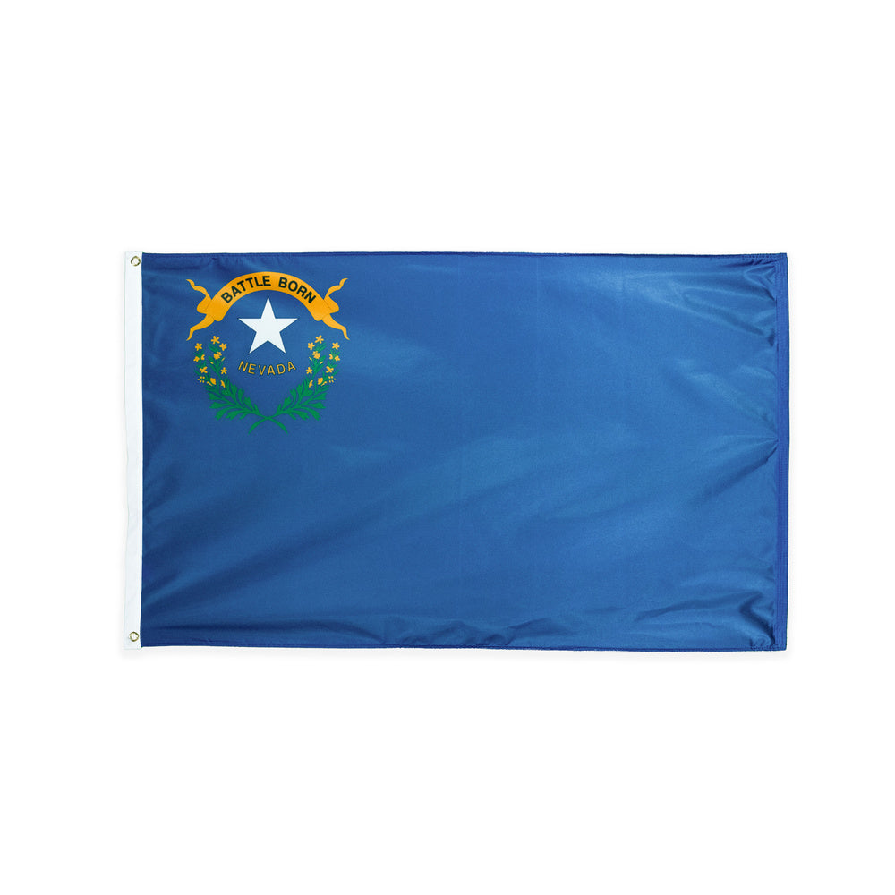 Polyester Nevada state flag with grommets