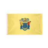 Polyester New Jersey state flag with grommets