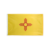 Polyester New Mexico state flag with grommets